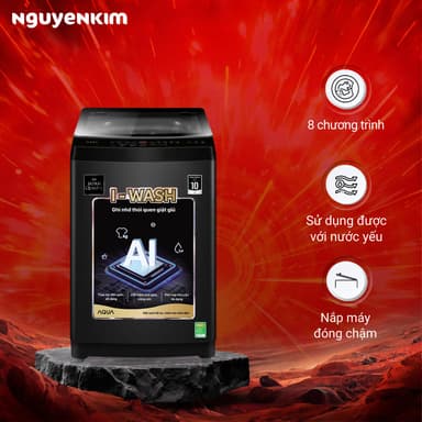 So sánh giá Máy giặt cửa trên Aqua 9 kg AWM9-316K(B) rẻ nhất?