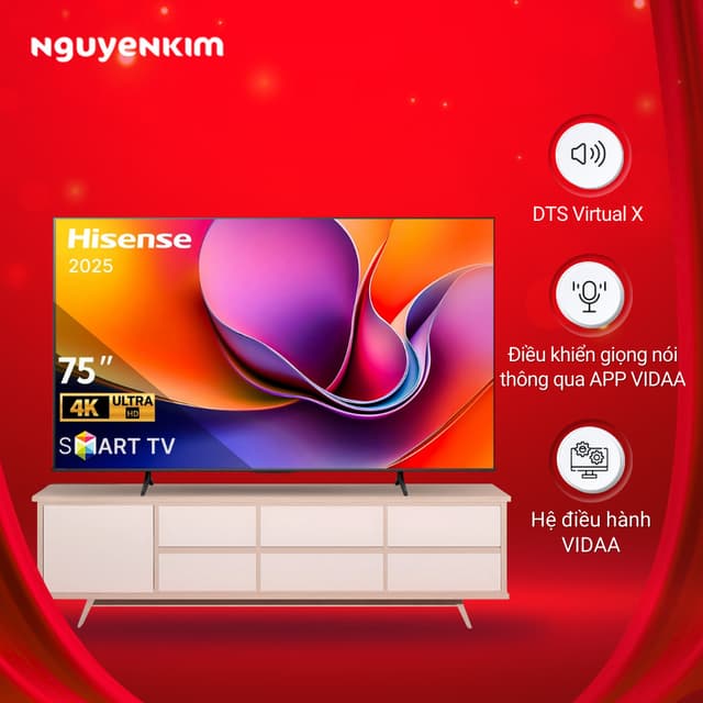 Smart Tivi Hisense 4K 75 inch 75A6Q - Ảnh 4