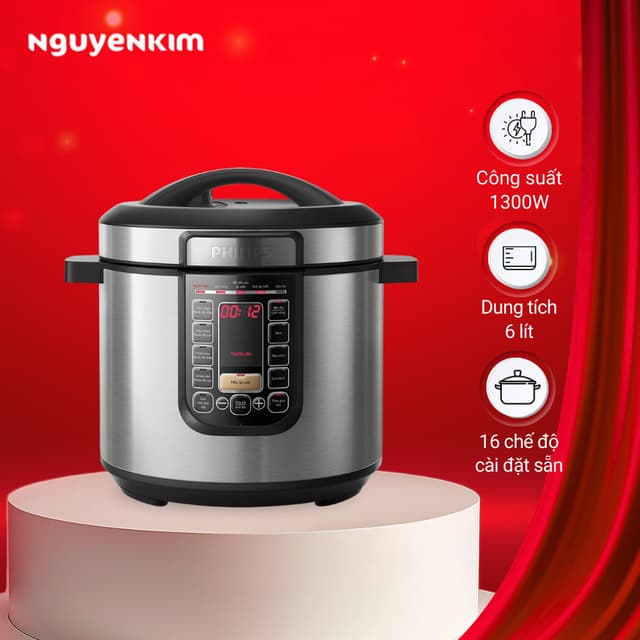 Nồi áp suất đa năng Philips 6 lít HD2237/66 - Ảnh 8