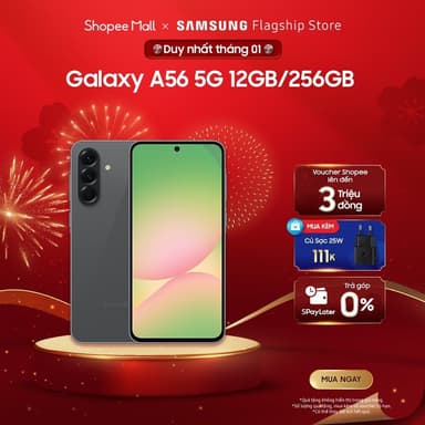 So sánh giá Điện thoại Samsung Galaxy A56 5G 12GB/256GB rẻ nhất?