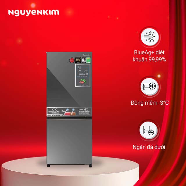 Tủ lạnh Panasonic Inverter 255 lít NR-BV281BGMV - Ảnh 4