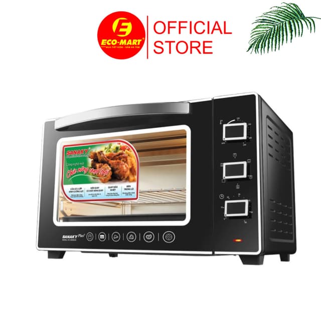 Lò nướng Sanaky VH5099S2D 50 lít vỏ thép sơn tĩnh điện - Ảnh 1