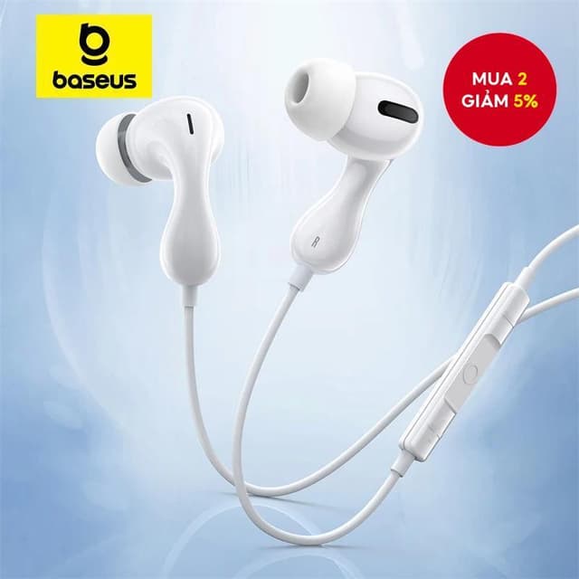 Tai nghe Baseus Encok CZ20 HZ20 In-Ear Type-C Jack 3,5mm Tai nghe có dây Hi-Res HD HIFI có tai nghe Mic - Ảnh 12