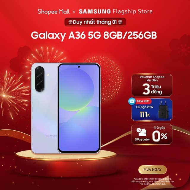 Điện thoại Samsung Galaxy A36 5G 8GB/256GB - Ảnh 6