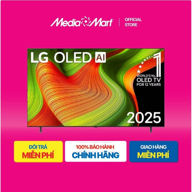 Smart Tivi LG 55 Inch OLED B5 AI 4K OLED55B5PSA Bảo hành Chính hãng. - Ảnh 1