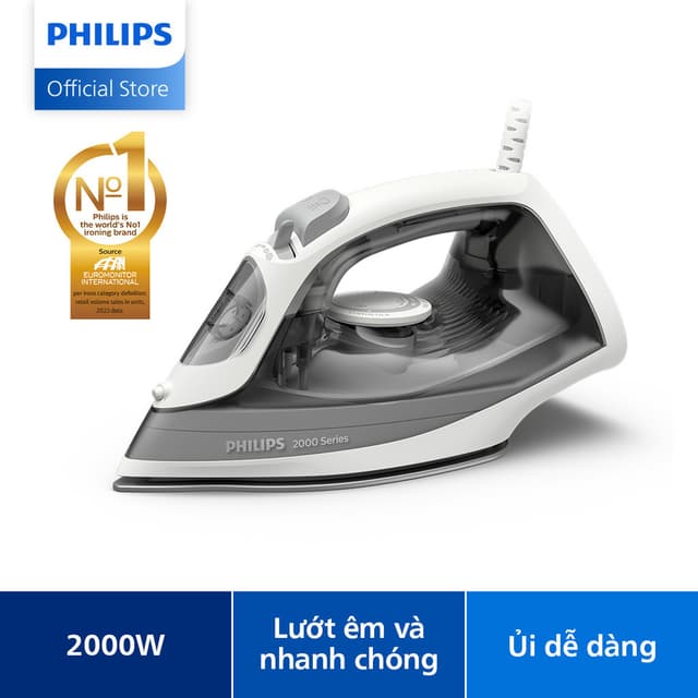 Bàn Ủi Hơi Nước Philips DST2020/80 | 2000W| mặt đế ceramic - Hàng Chính Hãng - Ảnh 10