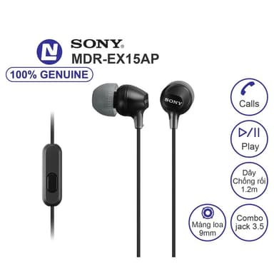So sánh giá Tai nghe có dây Sony MDR-EX15AP rẻ nhất?