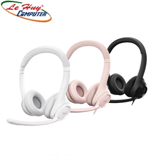 [Mã 99ELHA giảm 7% đơn 300K] Tai nghe Logitech H390 USB (Đen/Trắng/Hồng) - Ảnh 1