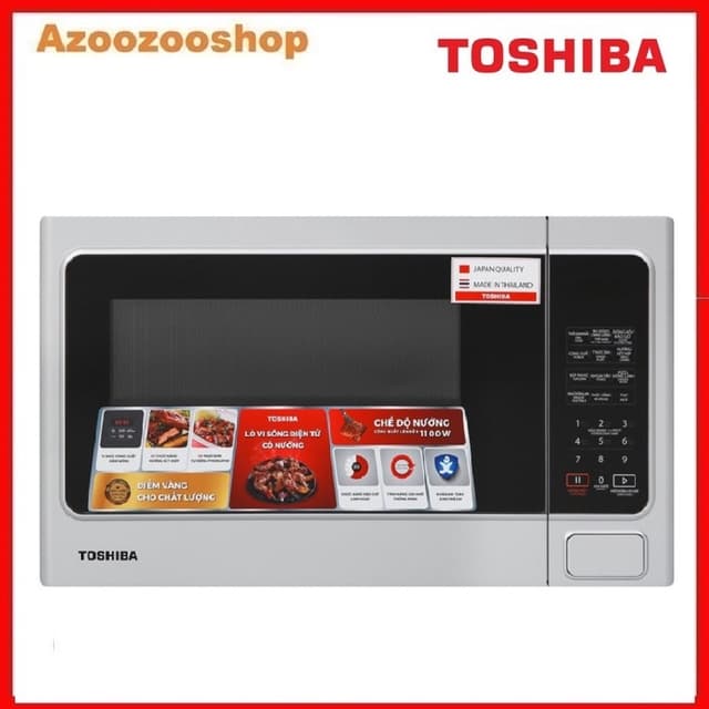 Lò Vi Sóng Có Nướng Toshiba ER-SGS34(S1)VN 34 lít - Bảo Hành Chính Hãng 12 Tháng - Ảnh 2