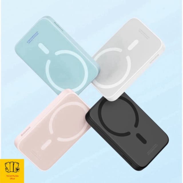 Sạc Dự Phòng Không Dây Từ Tính Sạc Nhanh Pin 5000mah,Pin sạc dự phòng không dây mini hỗ chất lượng tốt - Ảnh 3