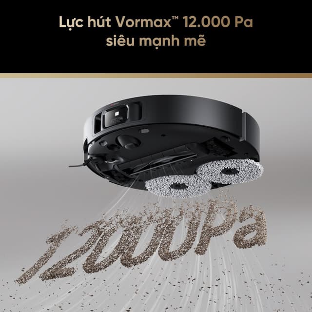 Robot Hút Bụi Lau Nhà Dreame X40 Ultra | Lực Hút 12000 Pa | Cảm Biến Bụi Bẩn Thông Minh | Bảo Hành Chính Hãng - Ảnh 5