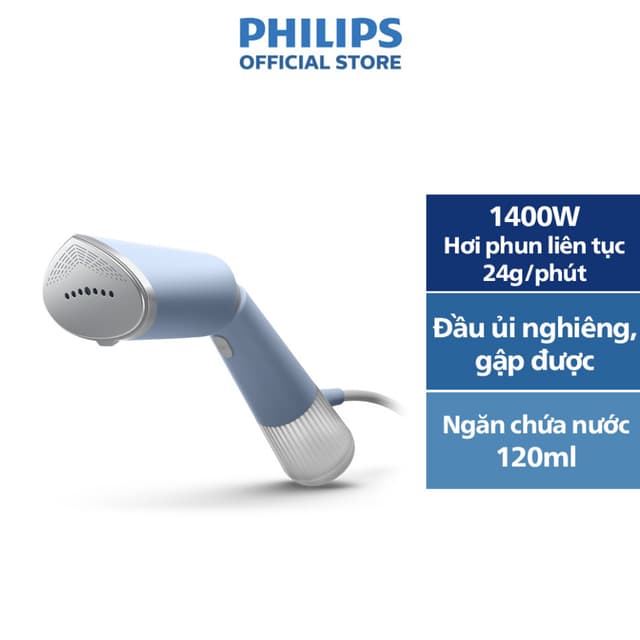 Bàn ủi Hơi Nước Cầm Tay Philips STH5020/20 |1400W - Hàng Chính Hãng - Ảnh 7