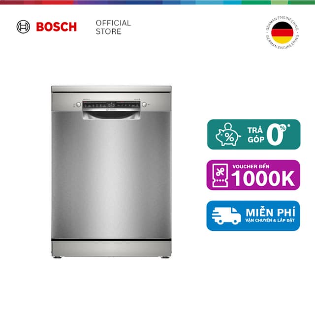 Máy rửa chén độc lập Bosch 13 bộ SMS4ECI26E - Series 4 (60cm) - Ảnh 1