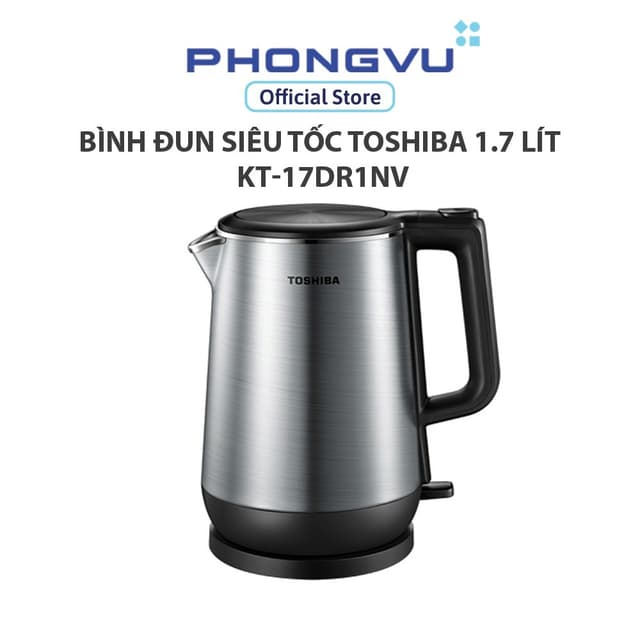 Bình đun siêu tốc Toshiba 1.7 lít KT-17DR1NV - Bảo hành 12 tháng - Ảnh 11