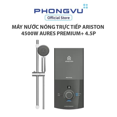 So sánh giá Máy Nước Nóng Trực Tiếp Ariston 4500W AURES PREMIUM+ 4.5P - Màn Hình LED, Chống Bỏng - Bảo Hành 24T rẻ nhất?