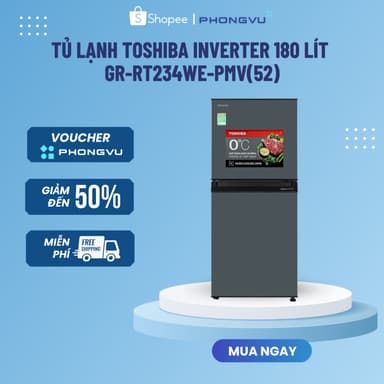 So sánh giá Tủ lạnh Toshiba Inverter 180 lít GR-RT234WE-PMV(52) - Bảo hành 24 tháng rẻ nhất?