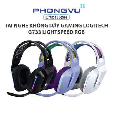 So sánh giá Tai nghe không dây gaming Logitech G733 Lightspeed RGB - Bảo hành 24 tháng rẻ nhất?