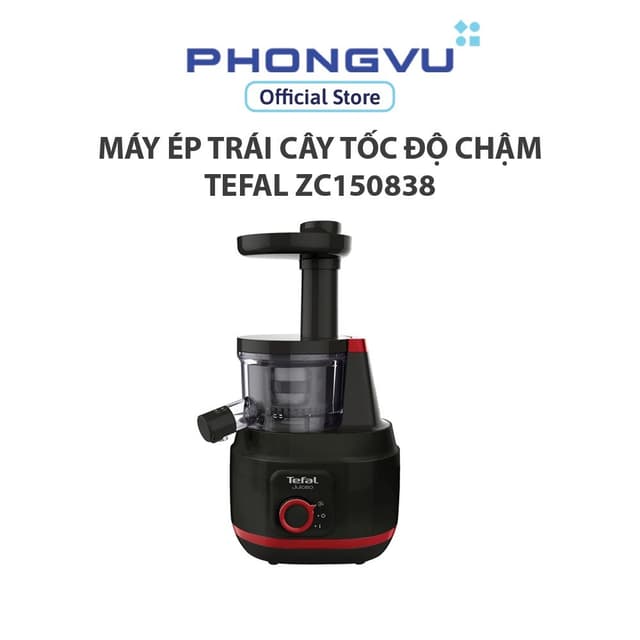 Máy Ép Chậm Tefal ZC150838 - Công Suất 150W, Ép Kiệt Bã, Chế Độ Đảo Chiều - Bảo Hành 24 Tháng - Ảnh 6