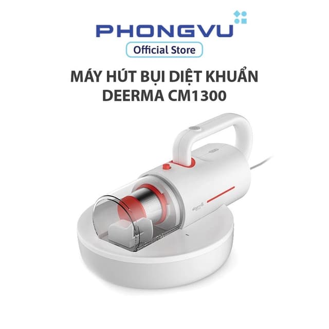 Máy hút bụi diệt khuẩn Deerma CM1300 - 12000Pa - Diệt khuẩn UV - Hút đệm giường - Bảo hành 12 tháng - Ảnh 11