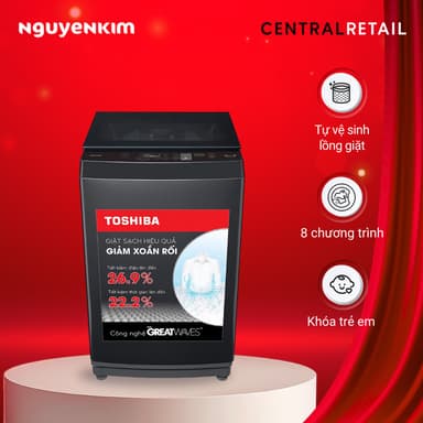 So sánh giá Máy giặt cửa trên Toshiba 10 kg AW-M1100PV(MK) rẻ nhất?