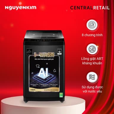 So sánh giá Máy giặt cửa trên Aqua 8 kg AWM8-316K(B) rẻ nhất?