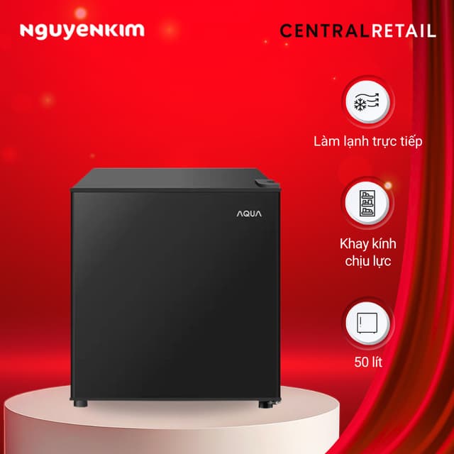 Tủ lạnh Aqua 50 lít AQR-D60FA(BS) - Ảnh 6