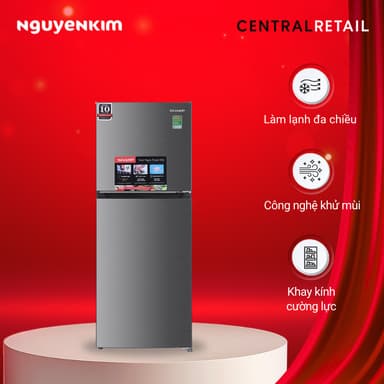 So sánh giá Tủ lạnh 2 cánh Sharp Inverter 197 lít ngăn đông trên SJ-X215V-SL rẻ nhất?