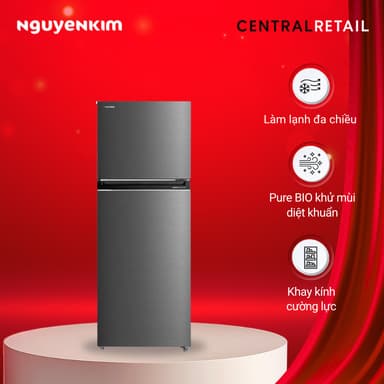 So sánh giá Tủ lạnh 2 cánh Toshiba Inverter 411 lít ngăn đông trên GR-RT559WE-PMV(58)-MM rẻ nhất?