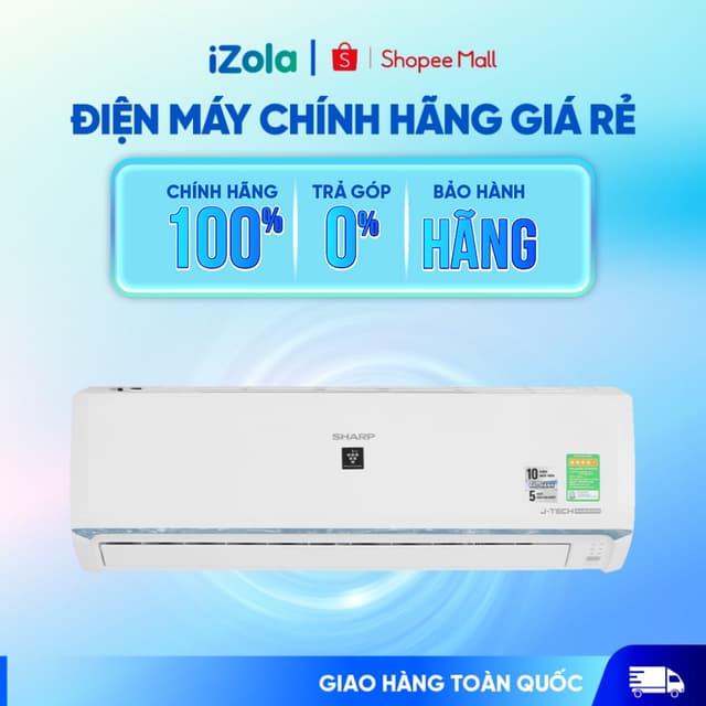 AH-XP10BSW - Máy lạnh Sharp Inverter 1 HP AH-XP10BSW - Hàng chính hãng - Ảnh 2
