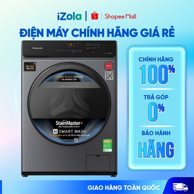 NA-V10FA1LVT - Máy giặt Panasonic Inverter 10 kg NA-V10FA1LVT - Hàng chính hãng - Ảnh 7