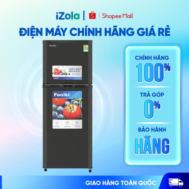 HR T6209TDG - Tủ lạnh Funiki 209 lít HR T6209TDG - Hàng chính hãng - Ảnh 9