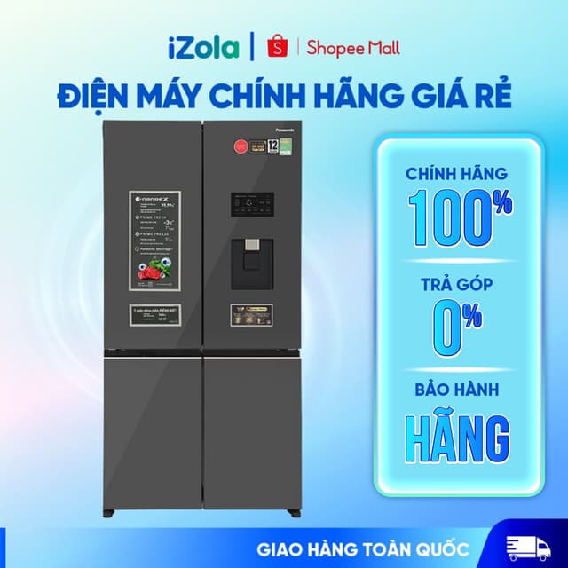 Tủ lạnh Panasonic Inverter 621 lít PRIME+ Edition Multi Door NR-XY680YMMV - Hàng chính hãng - Ảnh 11