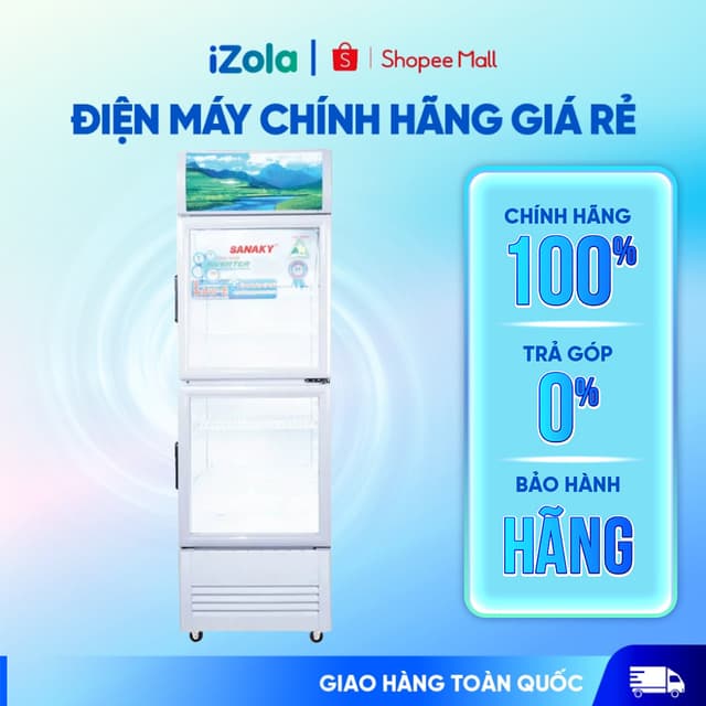Tủ mát Sanaky Inverter VH-408W3L 340 lít - Hàng chính hãng - Ảnh 9