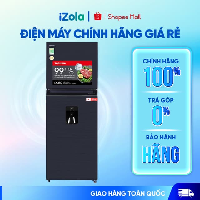 GR-RT395WE-PMV(06)-MG - Tủ lạnh Toshiba Inverter 311 lít GR-RT395WE-PMV(06)-MG - Hàng chính hãng - Ảnh 3