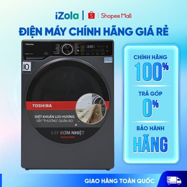 So sánh giá TD-T25BS110HWV(MG) - Máy sấy bơm nhiệt Toshiba 10 kg TD-T25BS110HWV(MG) - Hàng chính hãng rẻ nhất?