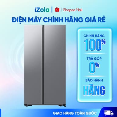 So sánh giá RS57DG400EM9/SV - Tủ lạnh Samsung Inverter 583 lít Side By Side RS57DG400EM9SV - Hàng chính hãng rẻ nhất?