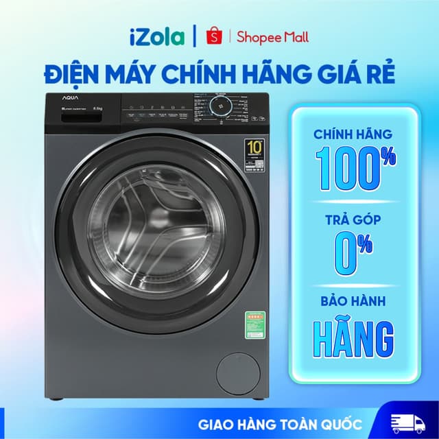 AQD-A852J.BK - Máy giặt Aqua Inverter 8.5 kg AQD-A852J BK - Hàng chính hãng - Ảnh 7