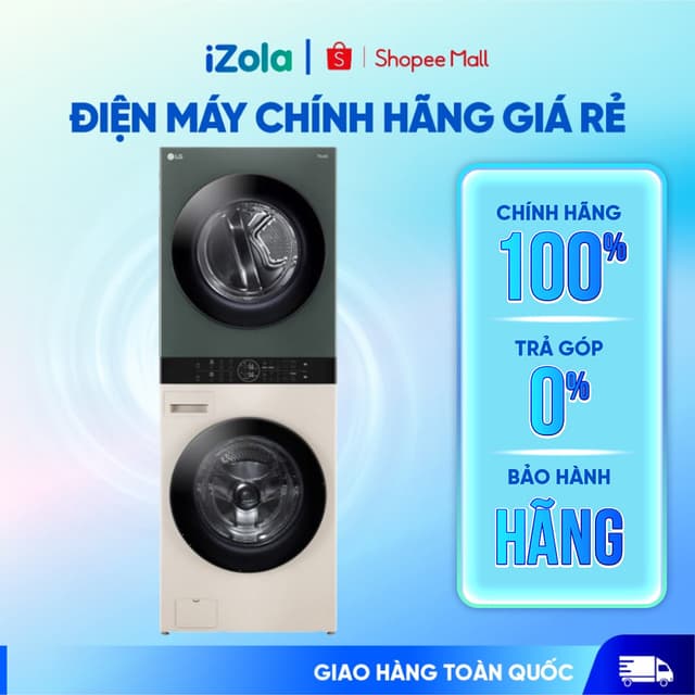 WT1410NHEG - Tháp giặt sấy LG WashTower Inverter giặt 14 kg - sấy 10 kg WT1410NHEG - Ảnh 11