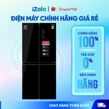 So sánh giá SJ-FX420VG-BK - Tủ lạnh Sharp Inverter 362 lít Multi Door SJ-FX420VG-BK - Hàng chính hãng rẻ nhất?