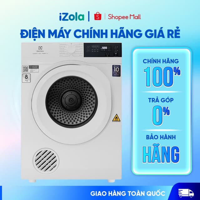 EDV804H3WC - Máy sấy thông hơi Electrolux UltimateCare 8 kg EDV804H3WC - Ảnh 9