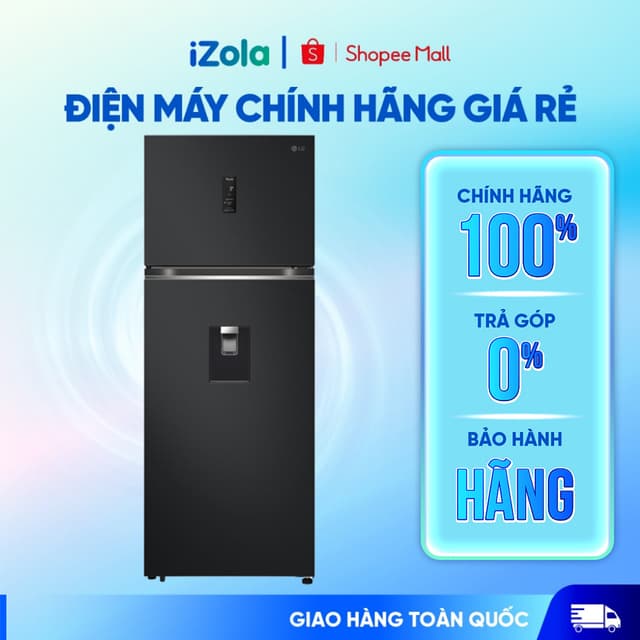 LTD46BLMA - Tủ lạnh LG Inverter 459 lít LTD46BLMA - Hàng chính hãng - Ảnh 1