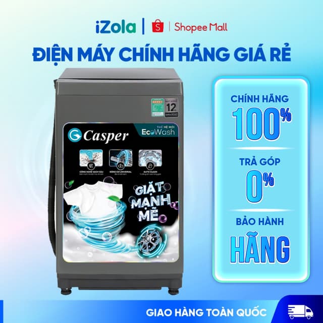 WT-85NG1 - Máy giặt Casper 8.5 kg WT-85NG1 - Hàng chính hãng - Ảnh 7