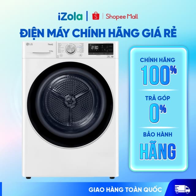 DVHP50W - Máy sấy bơm nhiệt LG 10.5 kg DVHP50W - Hàng chính hãng - Ảnh 12