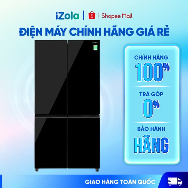 R-WB640PGV1 GCK - Tủ lạnh Hitachi Inverter 569 lít Multi Door R-WB640PGV1(GCK) - Hàng chính hãng - Ảnh 3