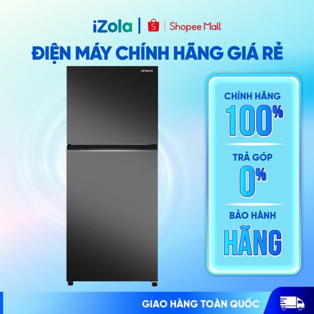HRTN6379SUVN - Tủ lạnh Hitachi Inverter 344 lít HRTN6379SUVN - Hàng chính hãng - Ảnh 1