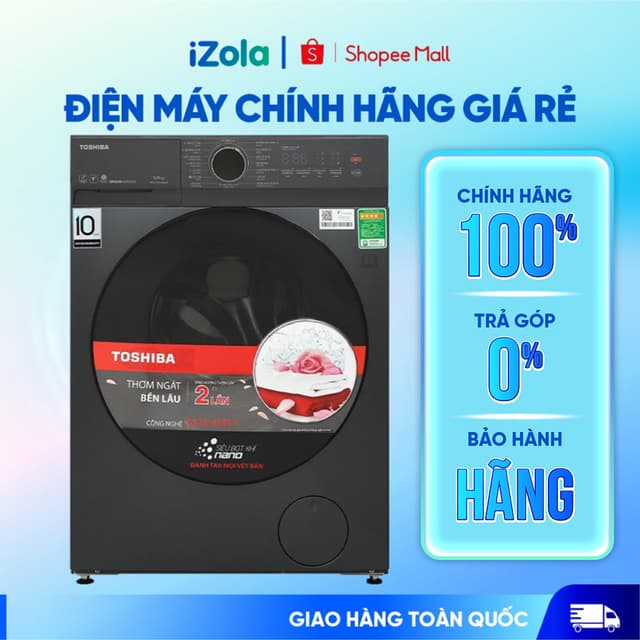 TWD-T21BU140UWV(MG) - Máy giặt sấy Toshiba Inverter giặt 13/8 kg TWD-T21BU140UWV(MG) - Hàng chính hãng - Ảnh 2