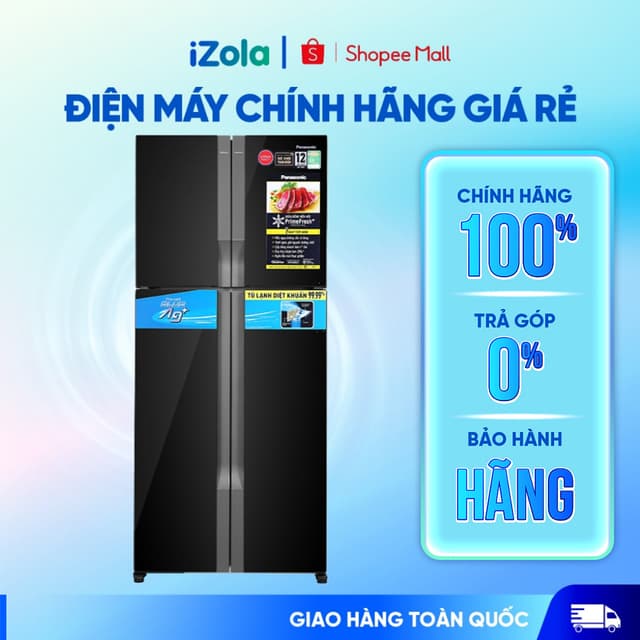 NR-DZ601VGKV - Tủ lạnh Panasonic Inverter 550 lít Multi Door NR-DZ601VGKV - Hàng chính hãng - Ảnh 2