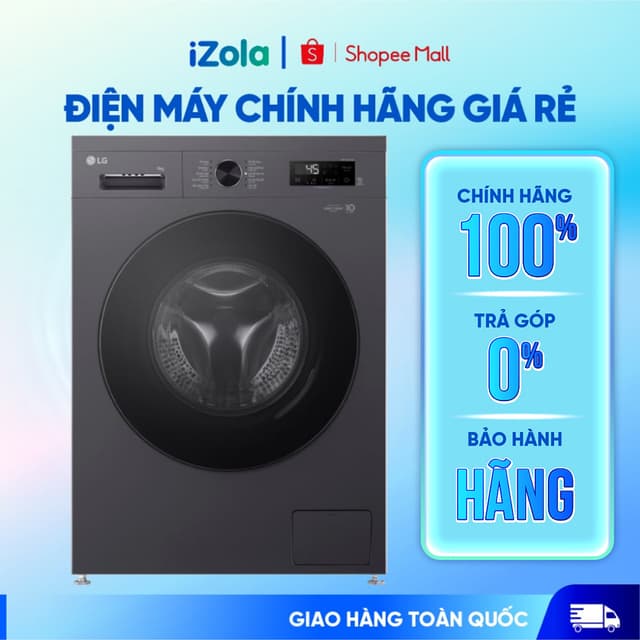 FB1209S5M - Máy giặt LG Inverter 9 kg FB1209S5M - Hàng chính hãng - Ảnh 1