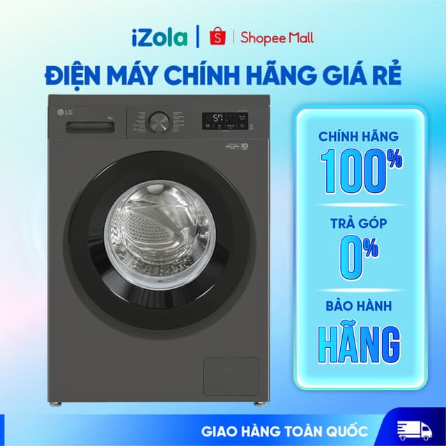 FB1209S6M - Máy giặt LG Inverter 9 kg FB1209S6M - Hàng chính hãng - Ảnh 9