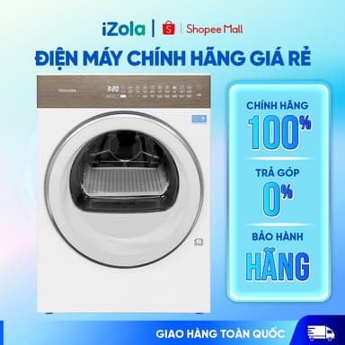 So sánh giá TD-T37BS90HWV(WT) - Máy sấy bơm nhiệt Toshiba 8 kg TD-T37BS90HWV(WT) - Hàng chính hãng rẻ nhất?